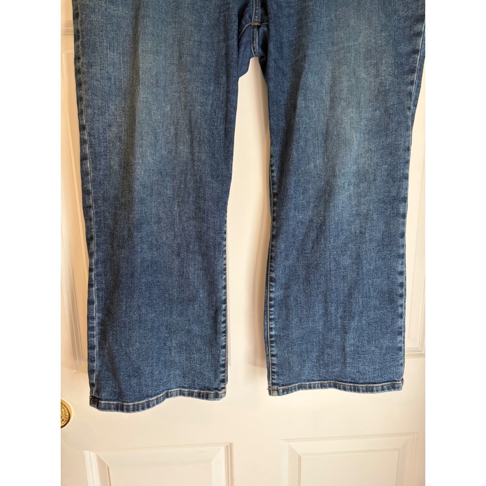 KUT from the Kloth Charlotte High Rise Culotte Jeans Medium Wash Blue Size 16 - Picture 6 of 8